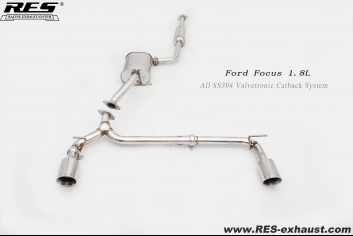 Ford Focus 1.8L All SS304 Valvetronic Catback System
